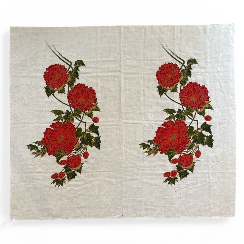 Vintage Alfred Shaheen Hand Printed‎ Hawaii Fabric Panel